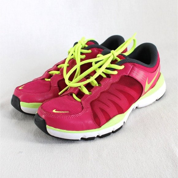 Nike Training Flex TR2 Shoes Womens 6 Pink Neon Athletic Running 511332-632 - Picture 1 of 10